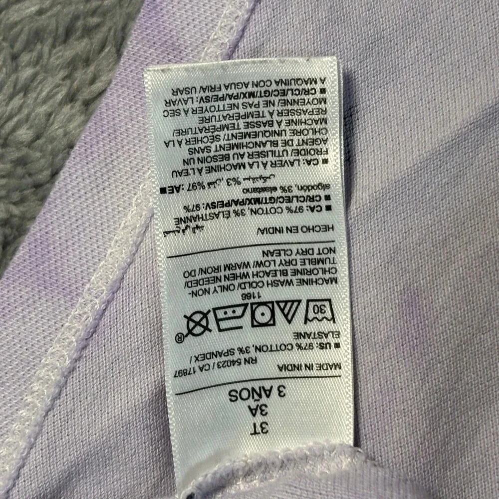 Old Navy Toddler Boys Shark Print Polo Shirt Lavender 3T Short Sleeve Cotton